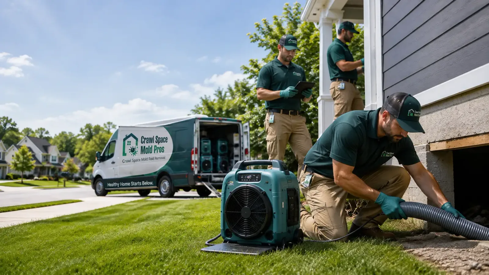 Crawl Space Mold Removal in Nevis, MN